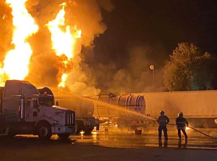 Hidalgo en llamas: explotan 5 pipas en empresa gasera de Tlahuelilpan