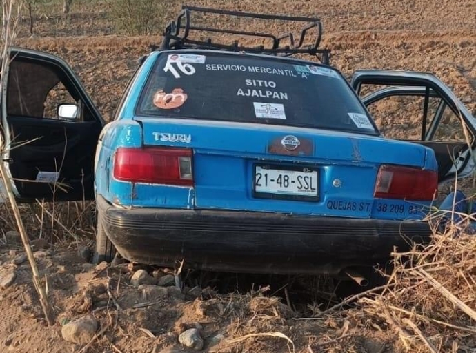  Taxista asesinado a balazos en Ajalpan