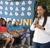 Jóvenes de Atlixco respaldan a Ariadna Ayala en encuentro universitario