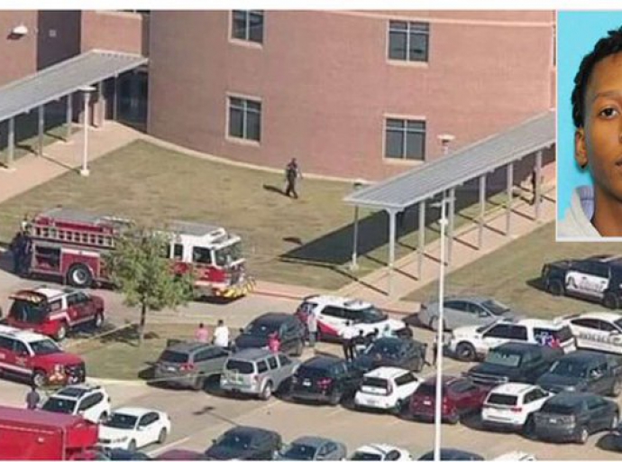 Tiroteo en una secundaria de Texas, deja un saldo de 4 personas heridas