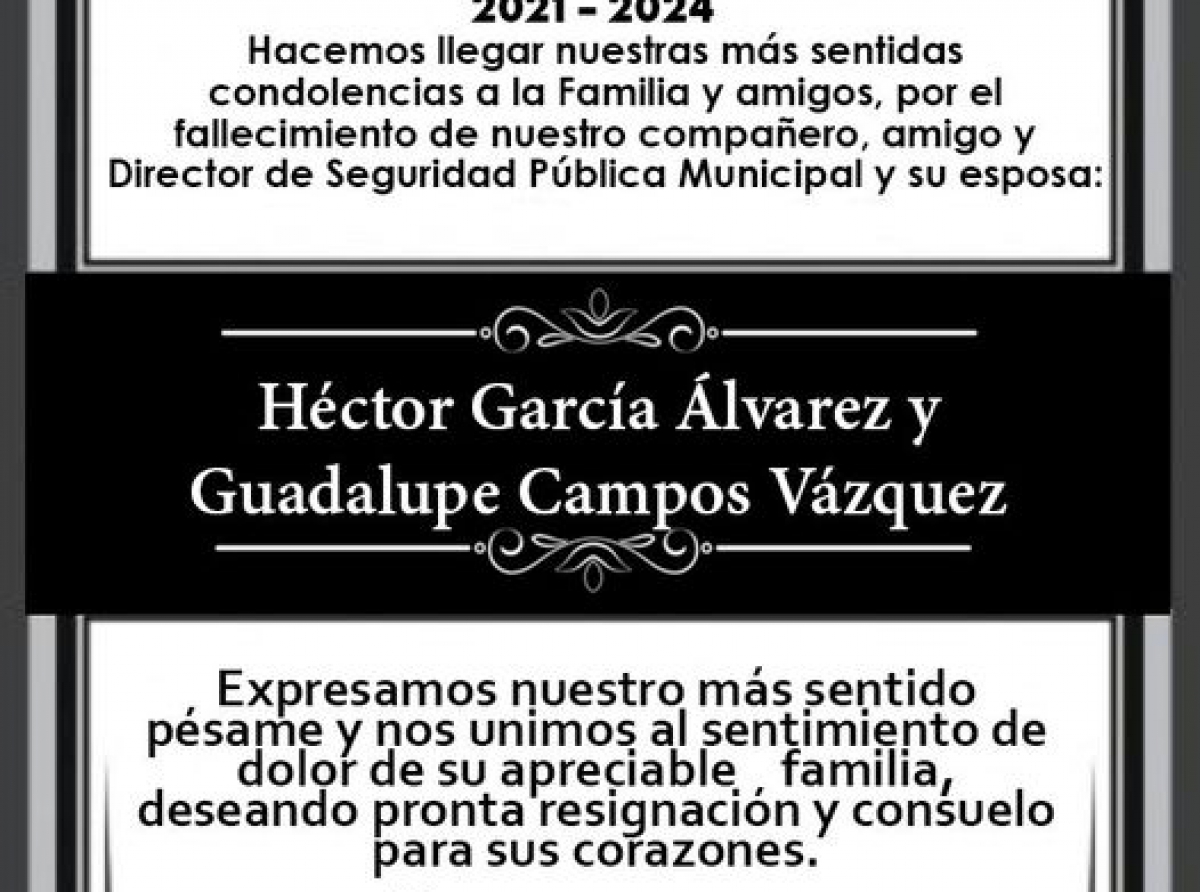 El ayuntamiento de Acatlán emite condolencias por asesinato de director de seguridad 