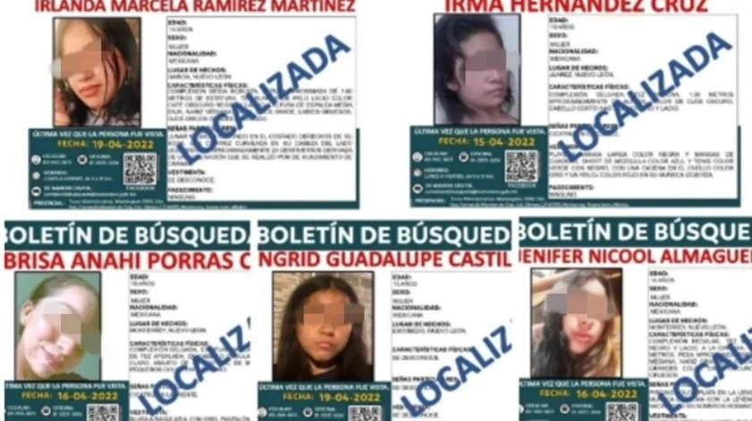 5 mujeres fueron localizadas en Nuevo León, mientras buscaban solo a 1 Debanhi Escobar 