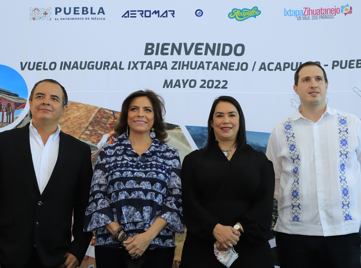 Amplía Puebla conexión aérea con dos nuevos vuelos al Pacífico mexicano.