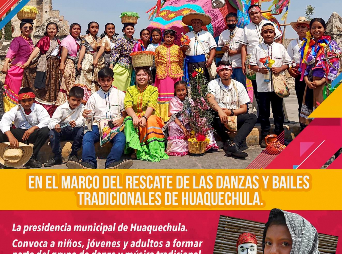 En Huaquechula, rescatarán danzas representativas con talleres. 