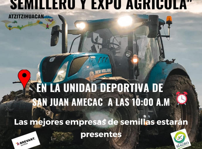 Se realizó el Tianguis semillero y Expo agrícola 2022 en San Juan Amecac.