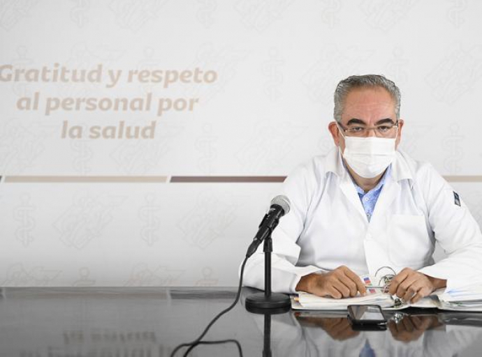 Registra Salud incremento de contagios por SARS-CoV-2 en Puebla.