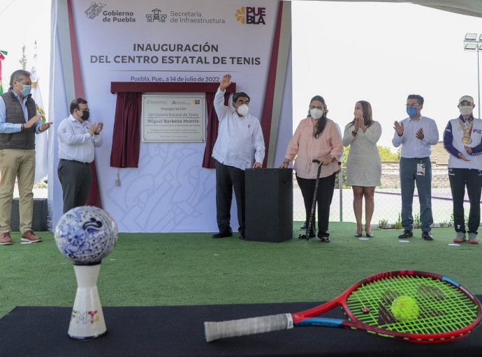Puebla cuenta con un nuevo Centro Estatal de Tenis. 