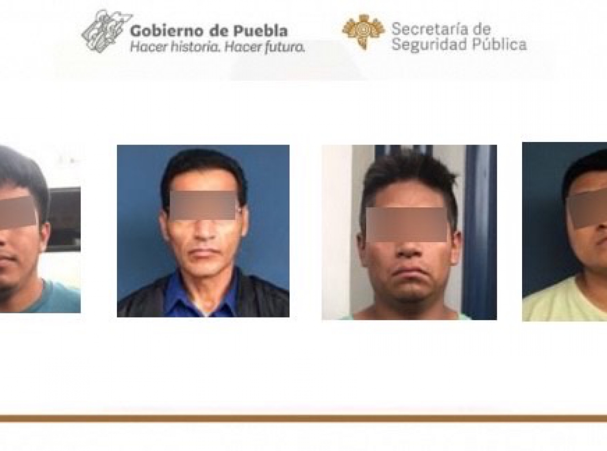 Detienen a cuatro presuntos "polleros", trasladaban a 251 migrantes en Puebla