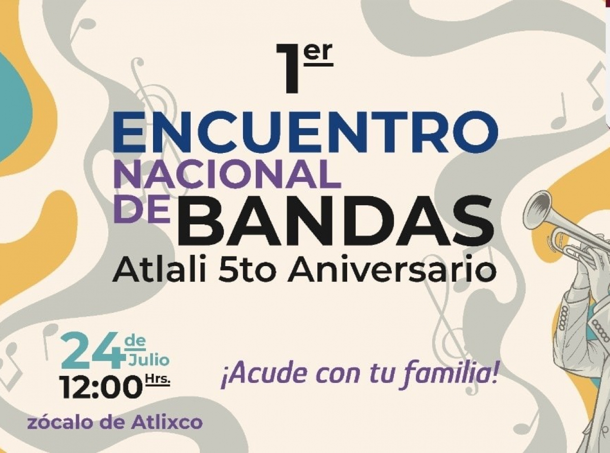 Marching Band, evento nacional que se vivirá en Atlixco 