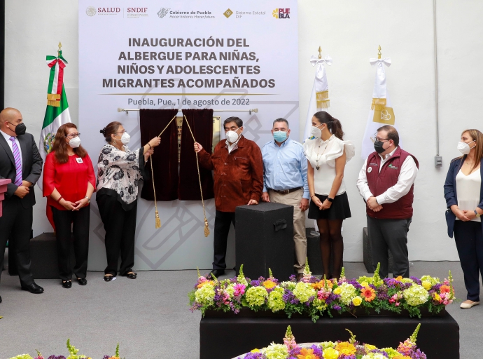 En Puebla, se inaugura albergue para menores migrantes acompañados