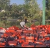  Tráiler doble remolque de Coca-Cola embiste a patrulla en Periférico de Puebla 