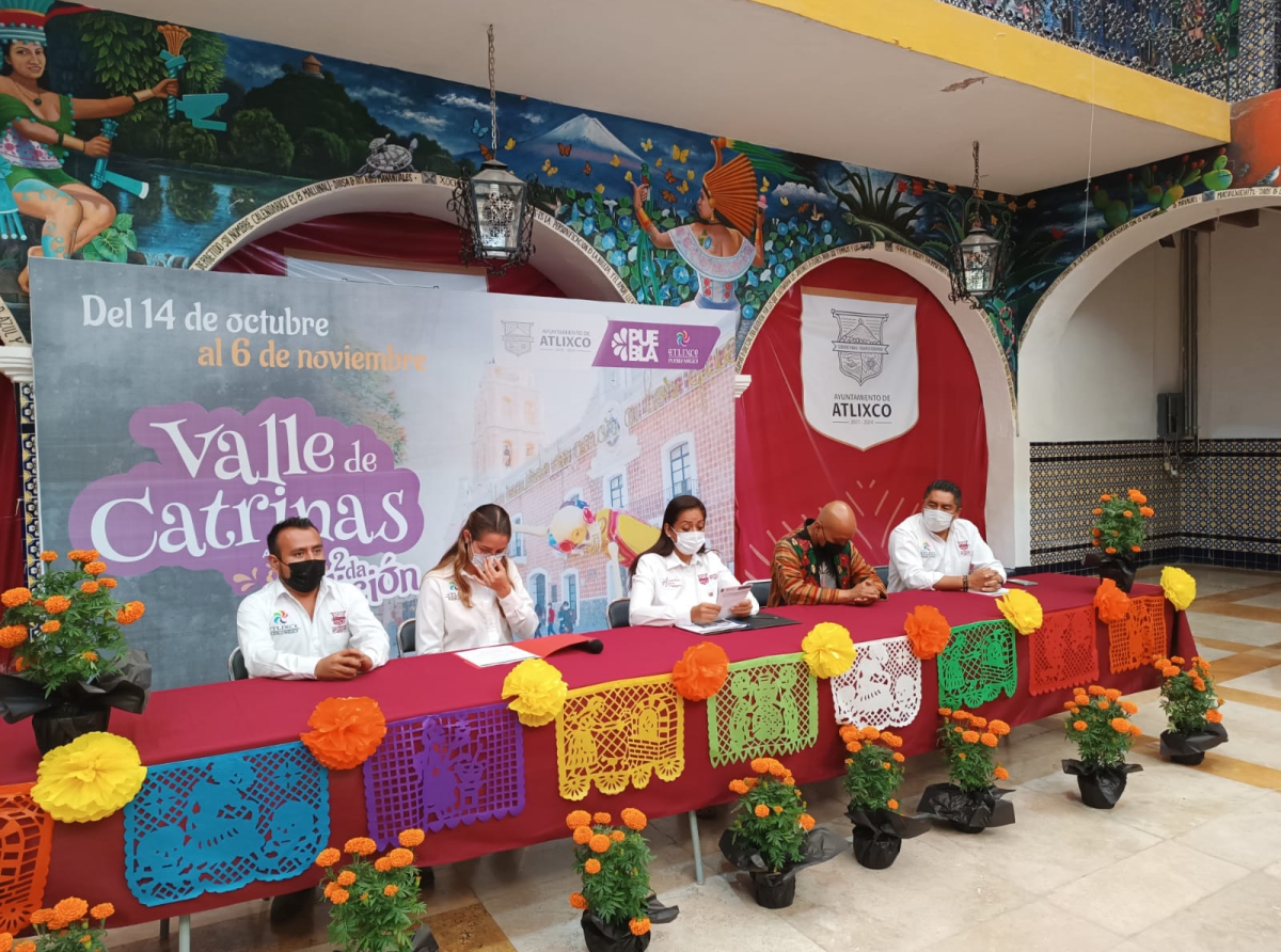 Mas de 100 mil visitantes atraerá el Festival Valle de Catrinas en Atlixco 