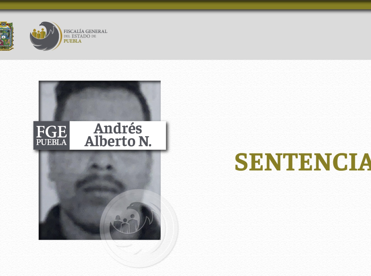 Andrés, pasará 45 años en prisión por abusar de su hijastra