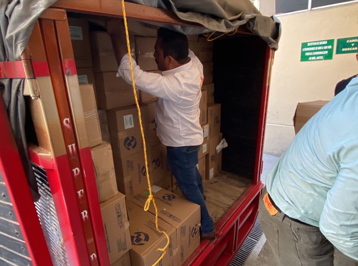 Más de tres toneladas de medicamentos e insumos llegan a Huaquechula en beneficio de la población 