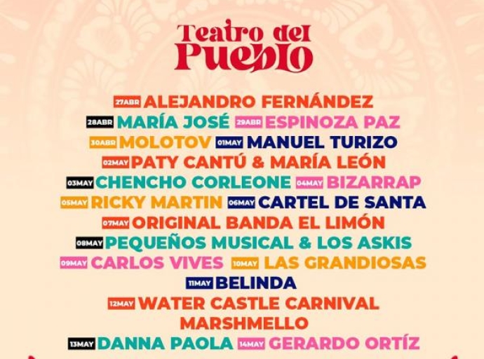 Estos son los artistas que se presentarán en la Feria de Puebla ¡Gratis!