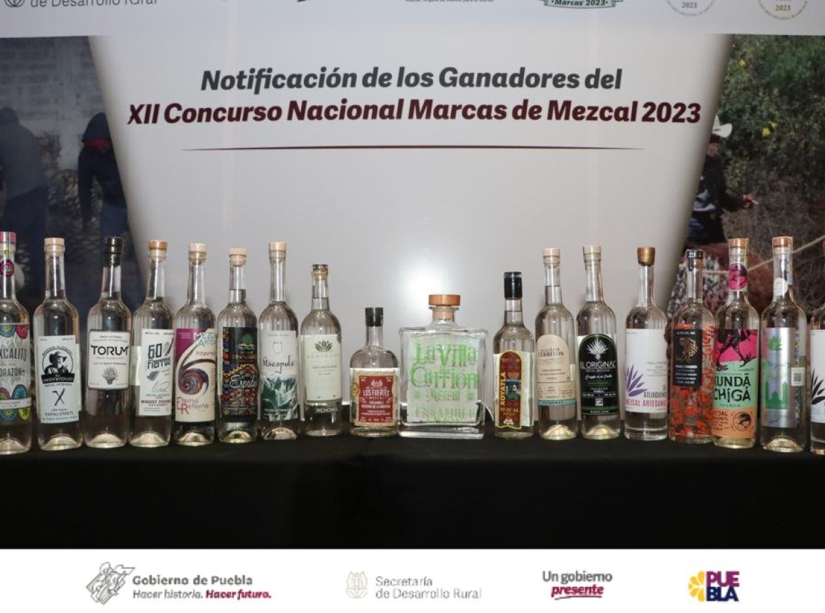 Triunfa Puebla en Concurso Nacional de Marcas de Mezcal con 44 medallas