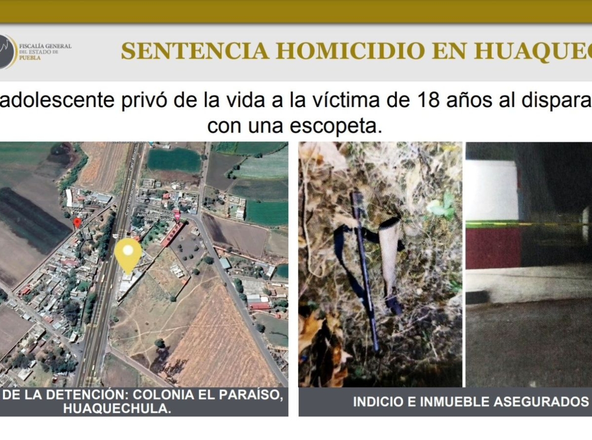 FGE obtiene la segunda sentencia más alta en los últimos 5 años contra un adolescente responsable de homicidio en Huaquechula 