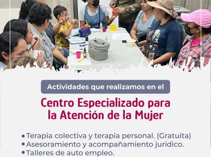 Conoce las actividades del Centro Especializado para la atención de la mujer en Atlixco 