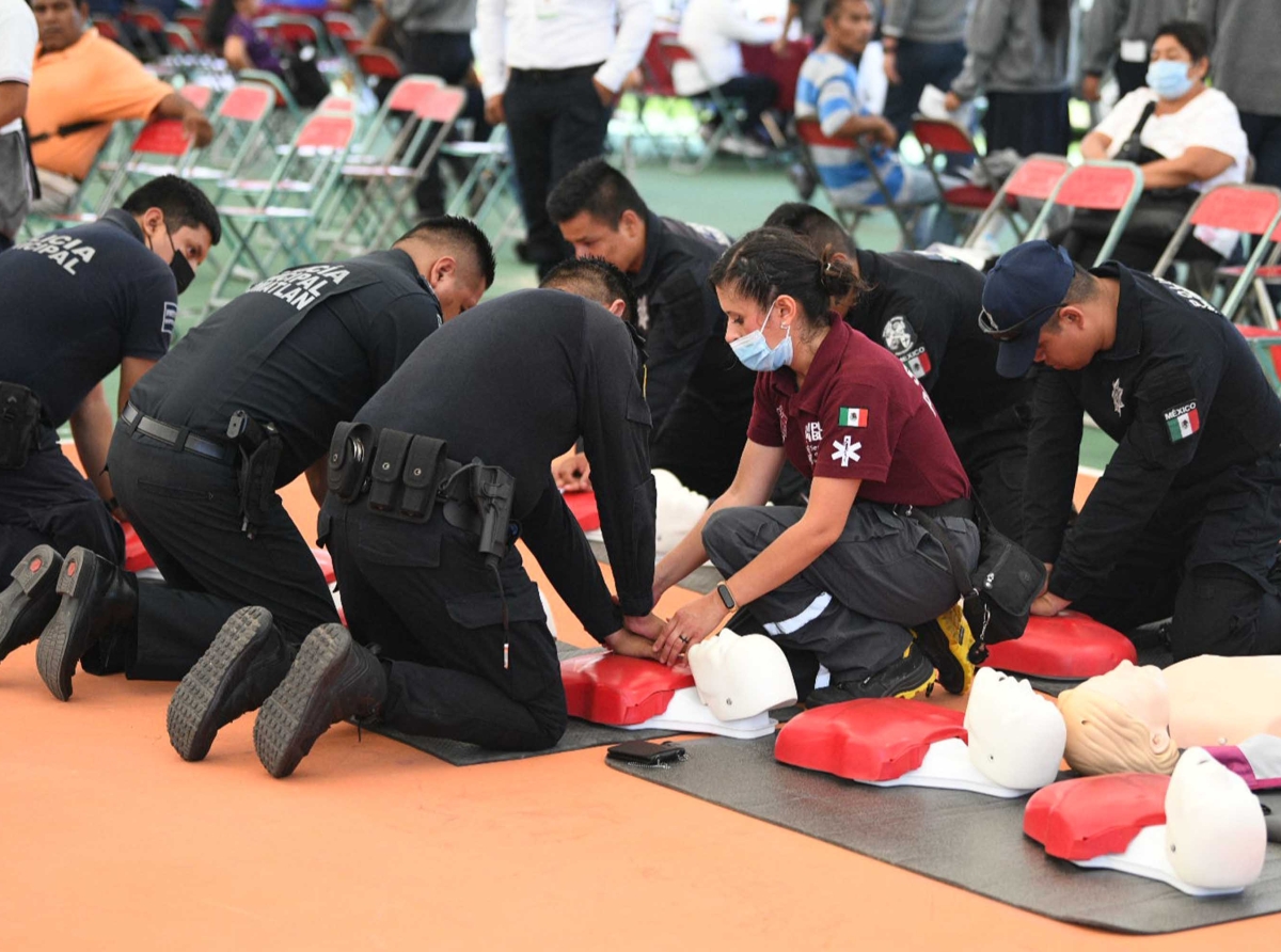 En “Martes Ciudadano”, SUMA capacita a policías municipales en primeros auxilios   