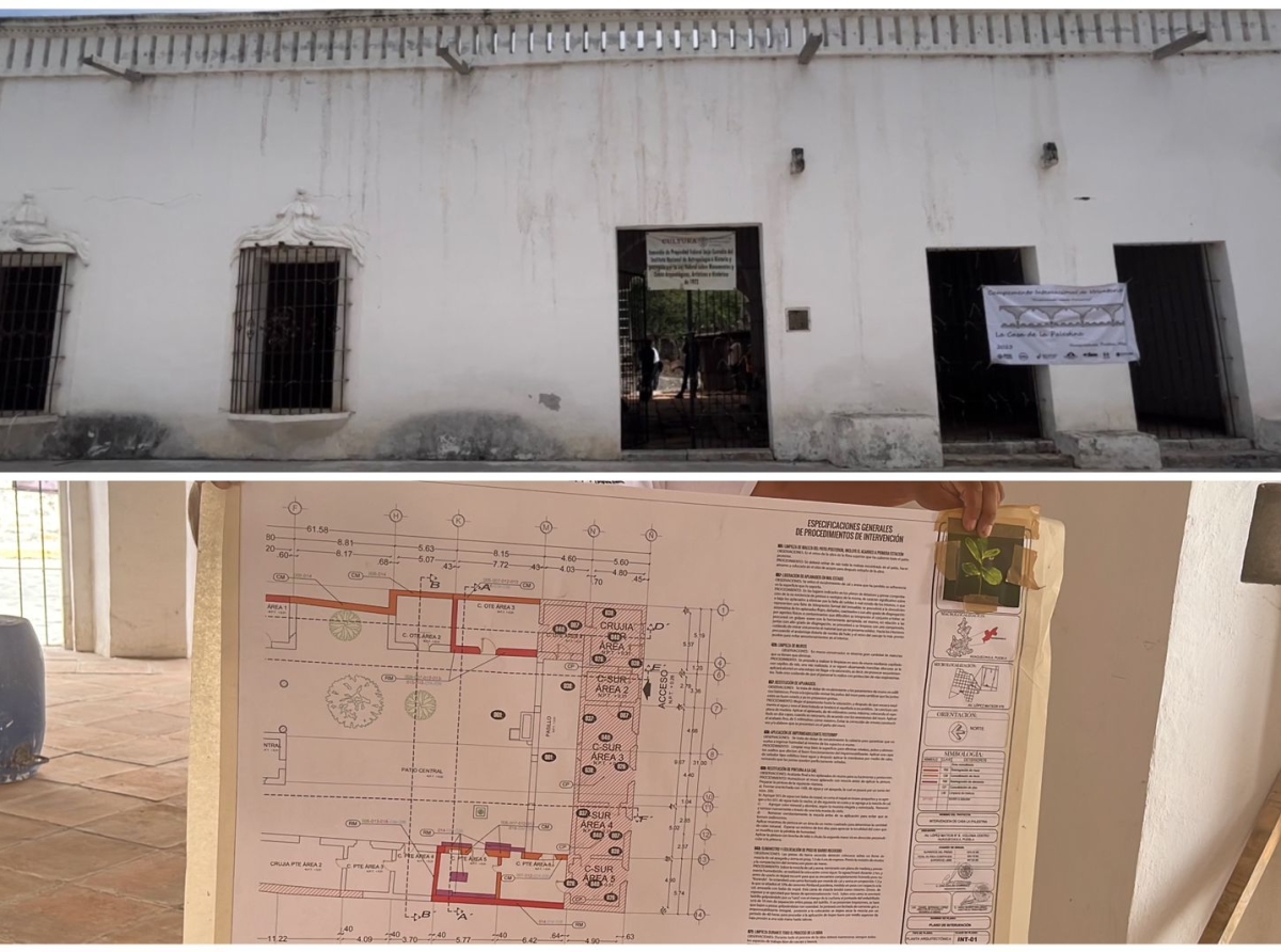 Se realiza segunda etapa de restauración de Casa Palestina en Huaquechula