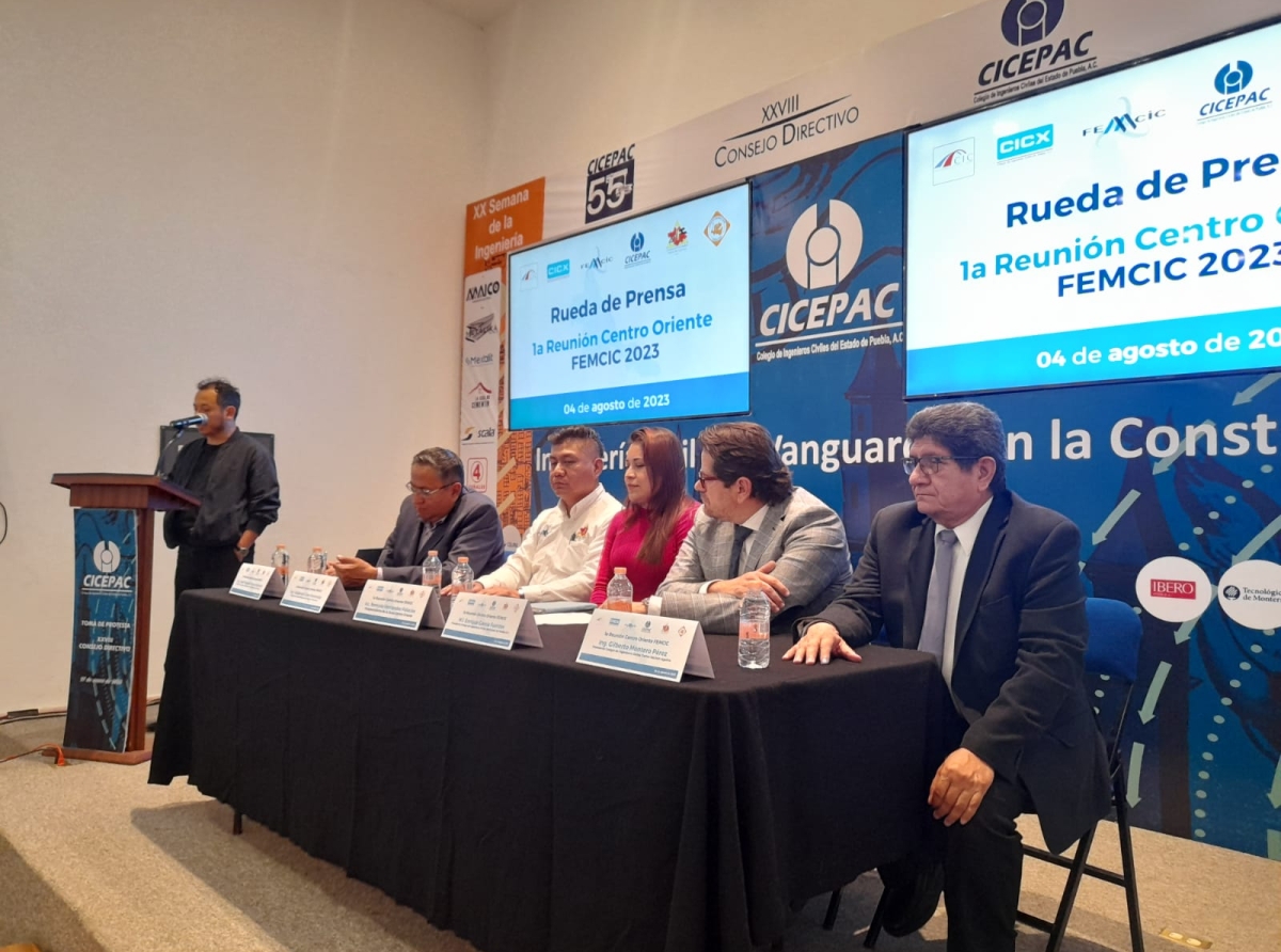 Profesionistas de la Federación Mexicana de Colegios de Ingenieros Civiles A.C. piden obras más confiables
