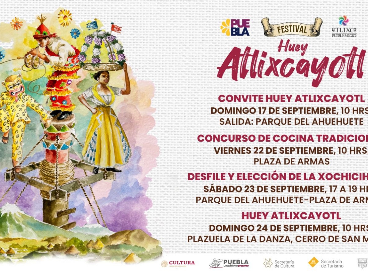 Atlixco listo para el festival Huey Atlixcáyotl 2023, conoce todas las actividades