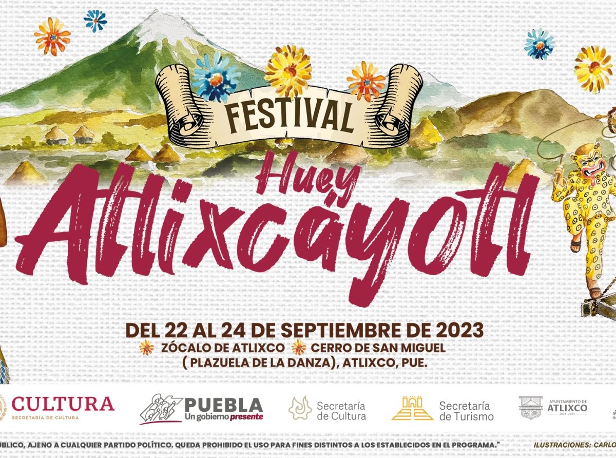 Celebrará Puebla 58 edición del Festival Huey Atlixcáyotl: Cultura
