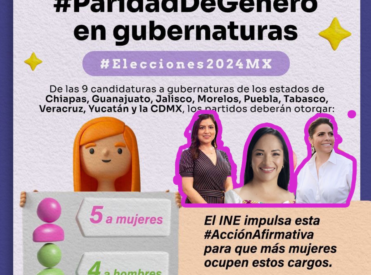 INE avala acuerdo para que partidos postulen a 5 mujeres en 2024 ¿Qué pasará en Puebla?