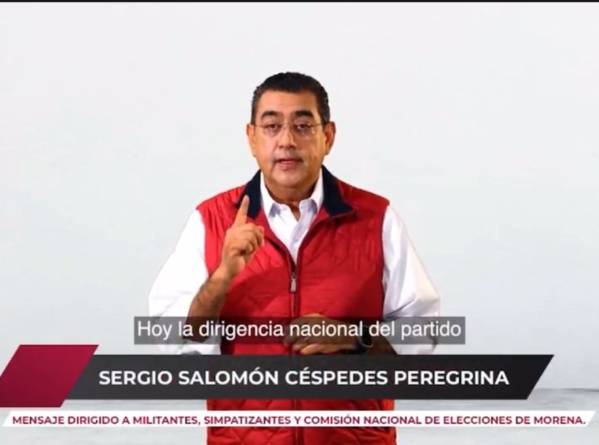 Sergio Salomón hace un llamado de unidad a los siete aspirantes previo al resultado de la encuesta