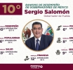 Sergio Salomón está en el top ten de mejores gobernadores de México