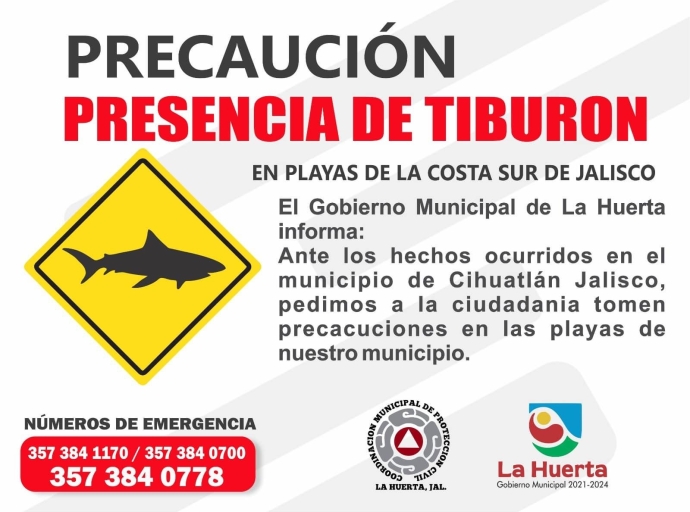 Mujer muere tras ser atacada por un tiburón en Cihuatlán, Jalisco 