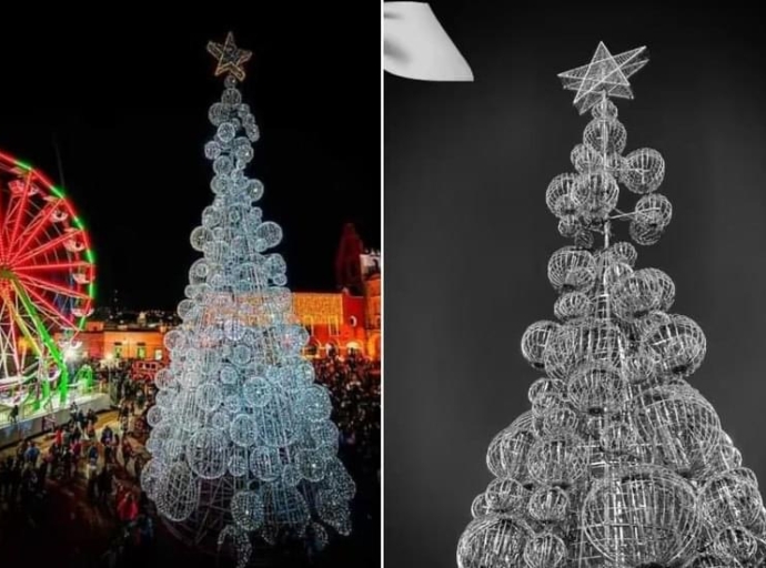 Apagan árbol de Navidad en Salvatierra por masacre en posada; “hoy no brilla una estrella”