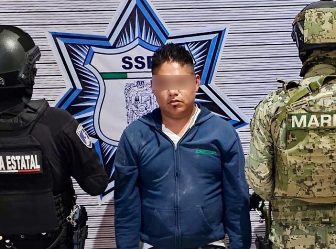 Con Plan “Fuerza por Puebla”, SSP y SEMAR detienen a presunto narcomenudista