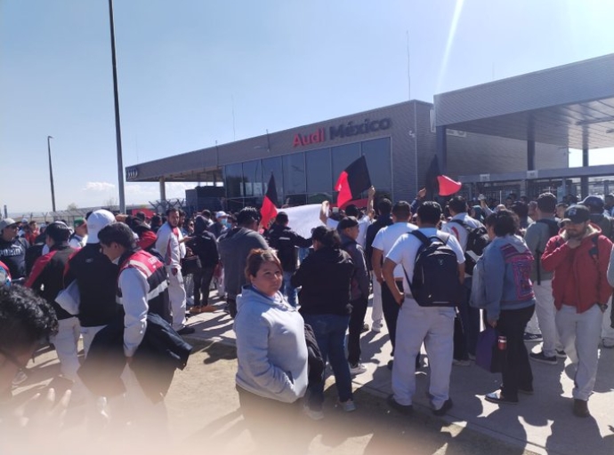 Estalla huelga en planta de Audi tras no llegar a acuerdo salarial