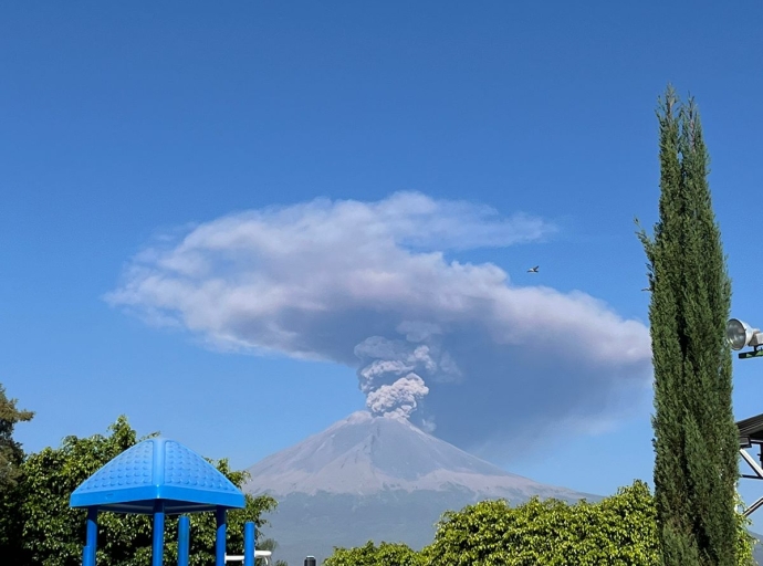 Actividad reciente del Volcán Popocatépetl