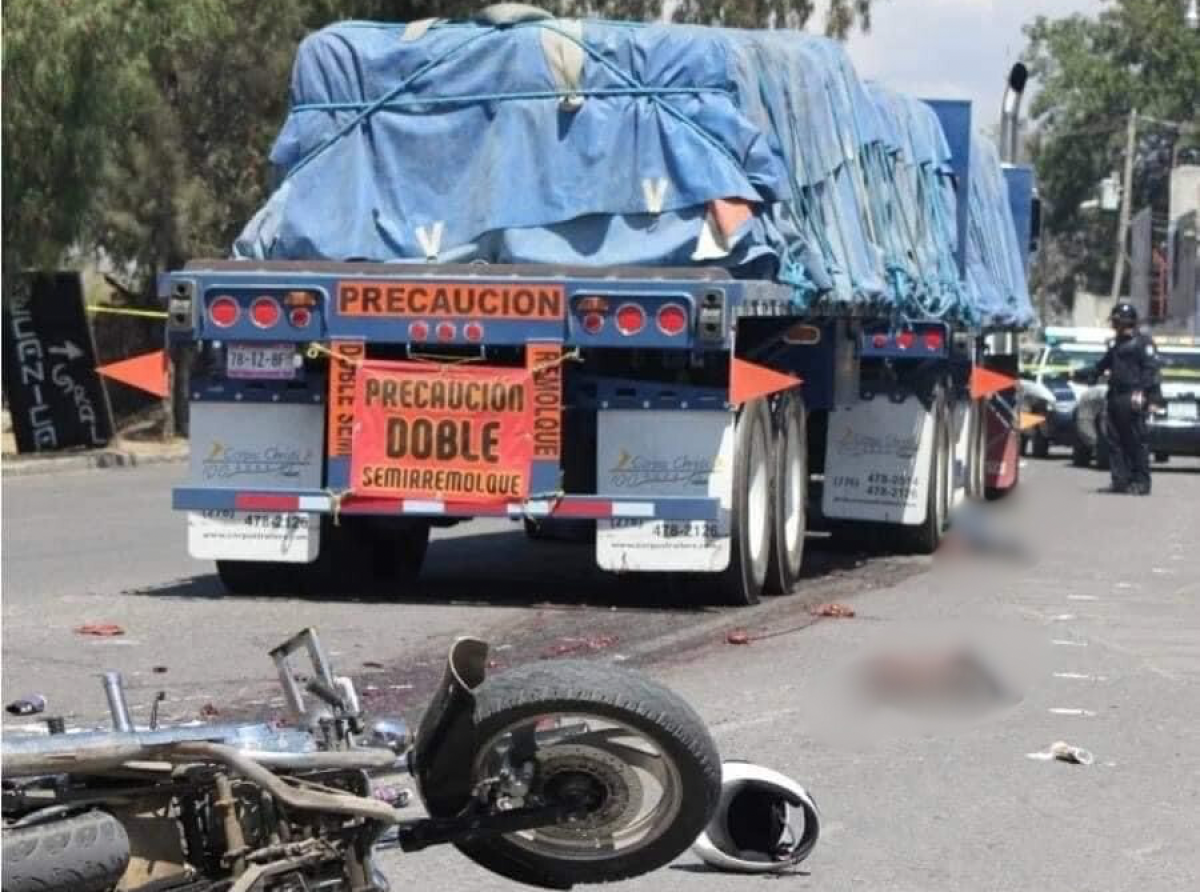 Asaltante muere desmembrado en la carretera México-Puebla tras intento de atraco 